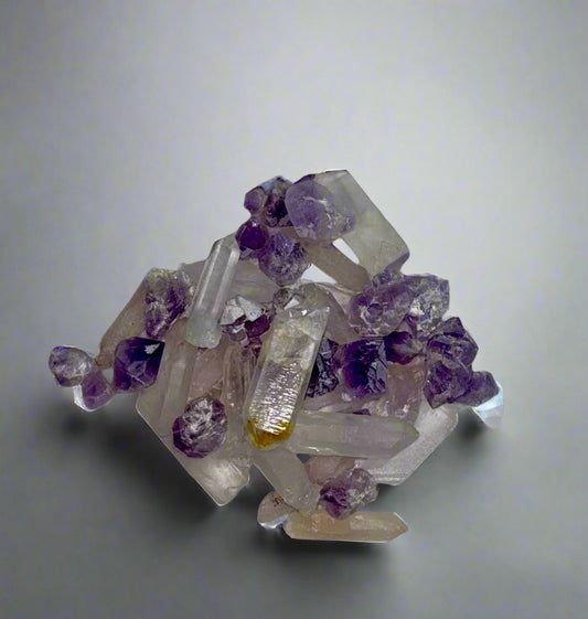 Crystals - Amethyst and Clear Quartz