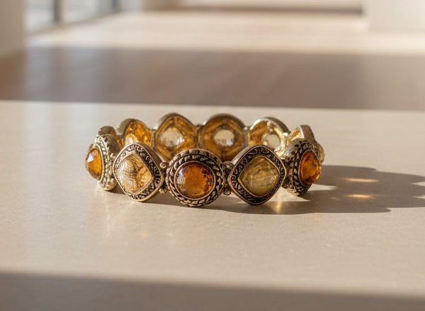 Vintage Style Napier Stretch Bracelet