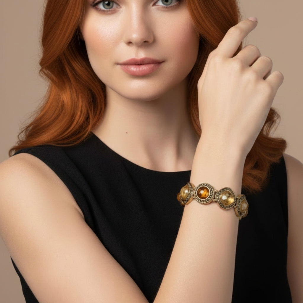 Vintage Style Napier Stretch Bracelet