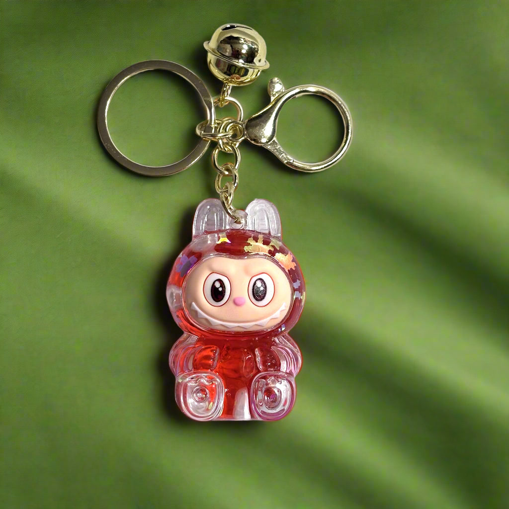 Keychain - Acrylic Labubu - Glitter Shaker