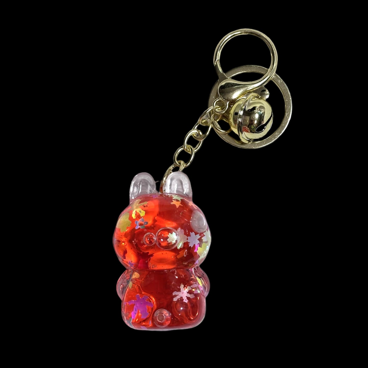 Keychain - Acrylic Labubu - Glitter Shaker