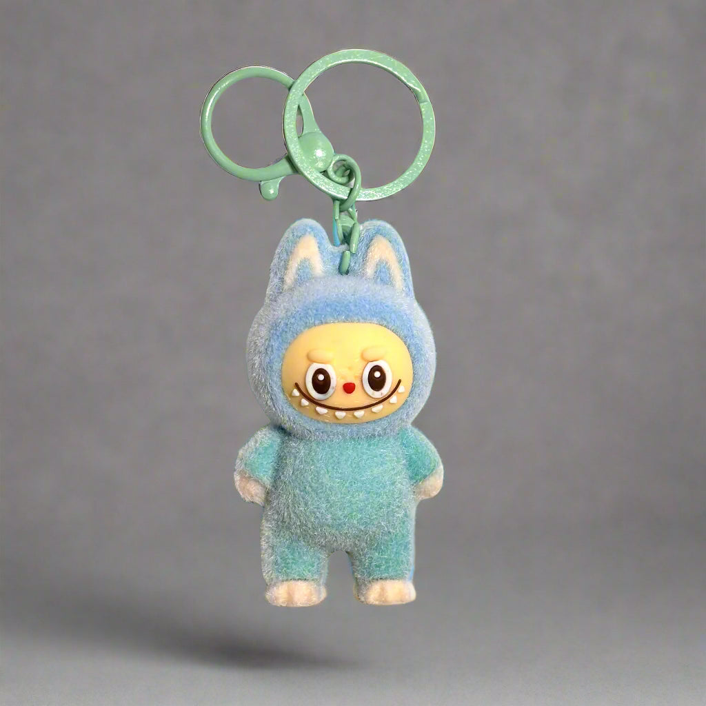 Keychain - Fuzzy Labubu Aliens