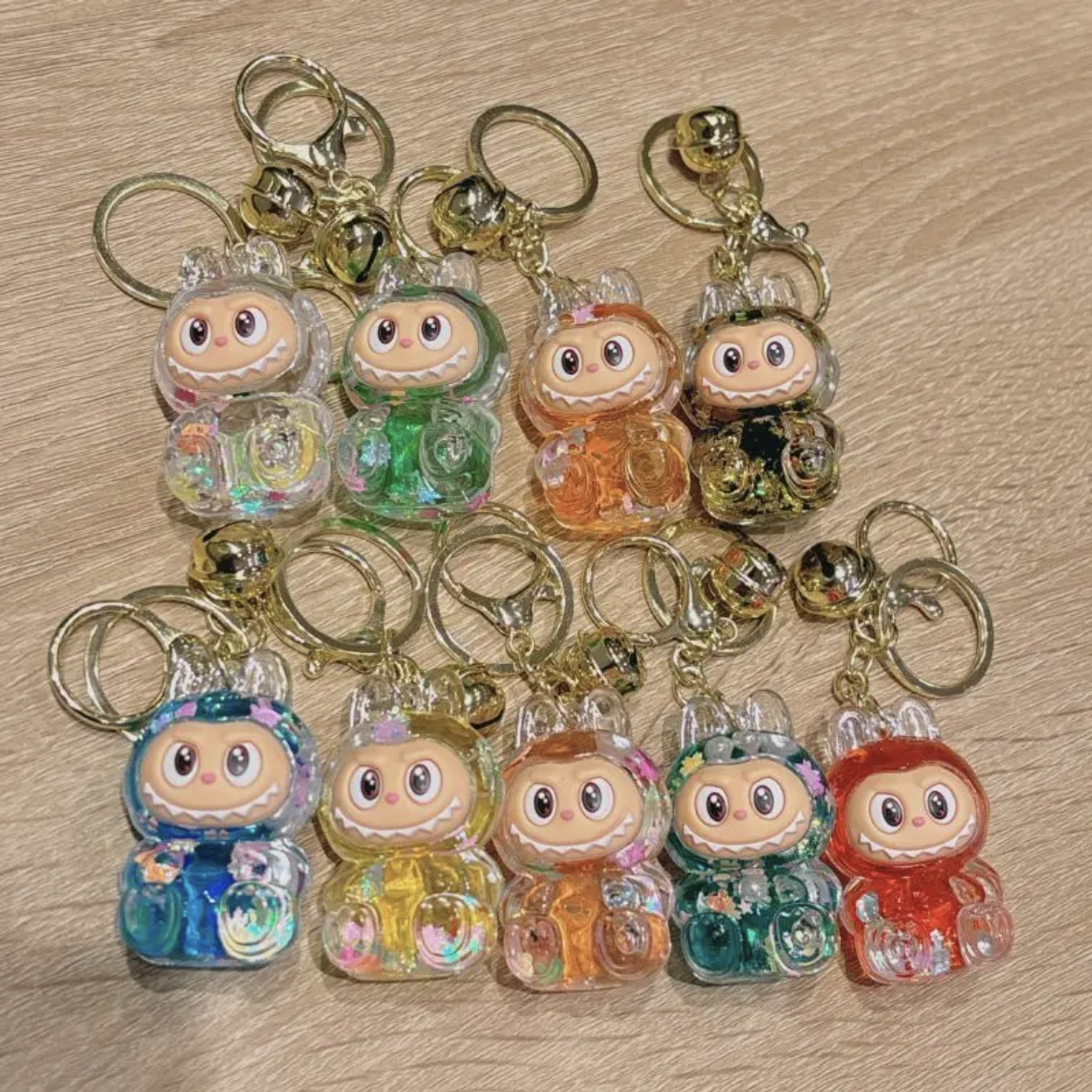 Keychain - Acrylic Labubu - Glitter Shaker