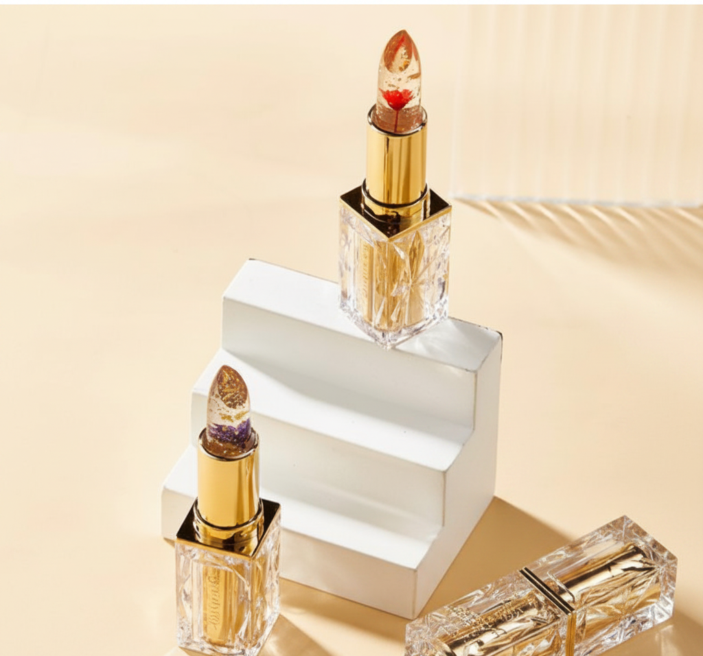 Lipstick - Crystal Flower Petal Color Changing - Beauty Sign