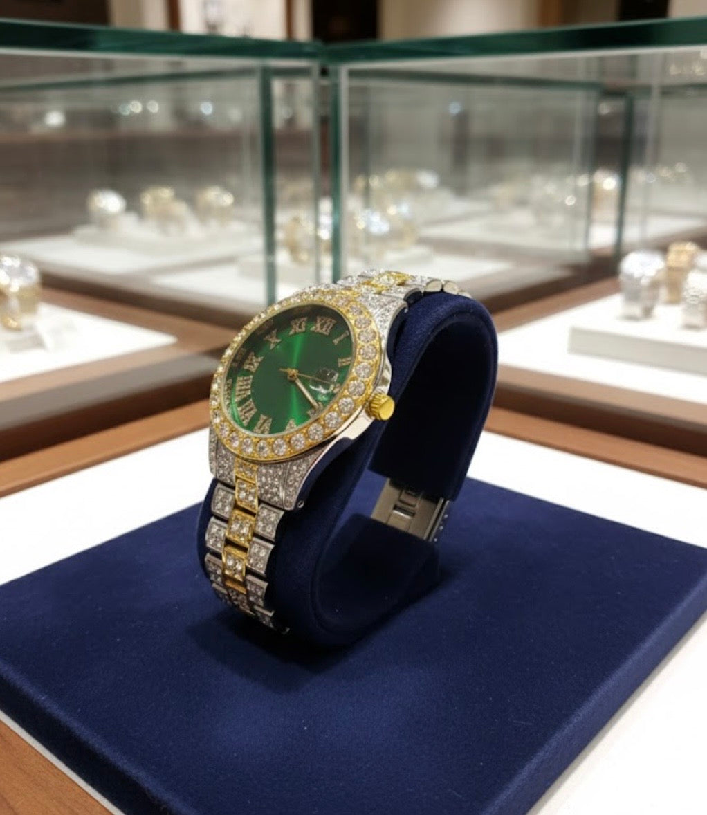 Men's Luxury Hip-Hop Style Quartz Watch
