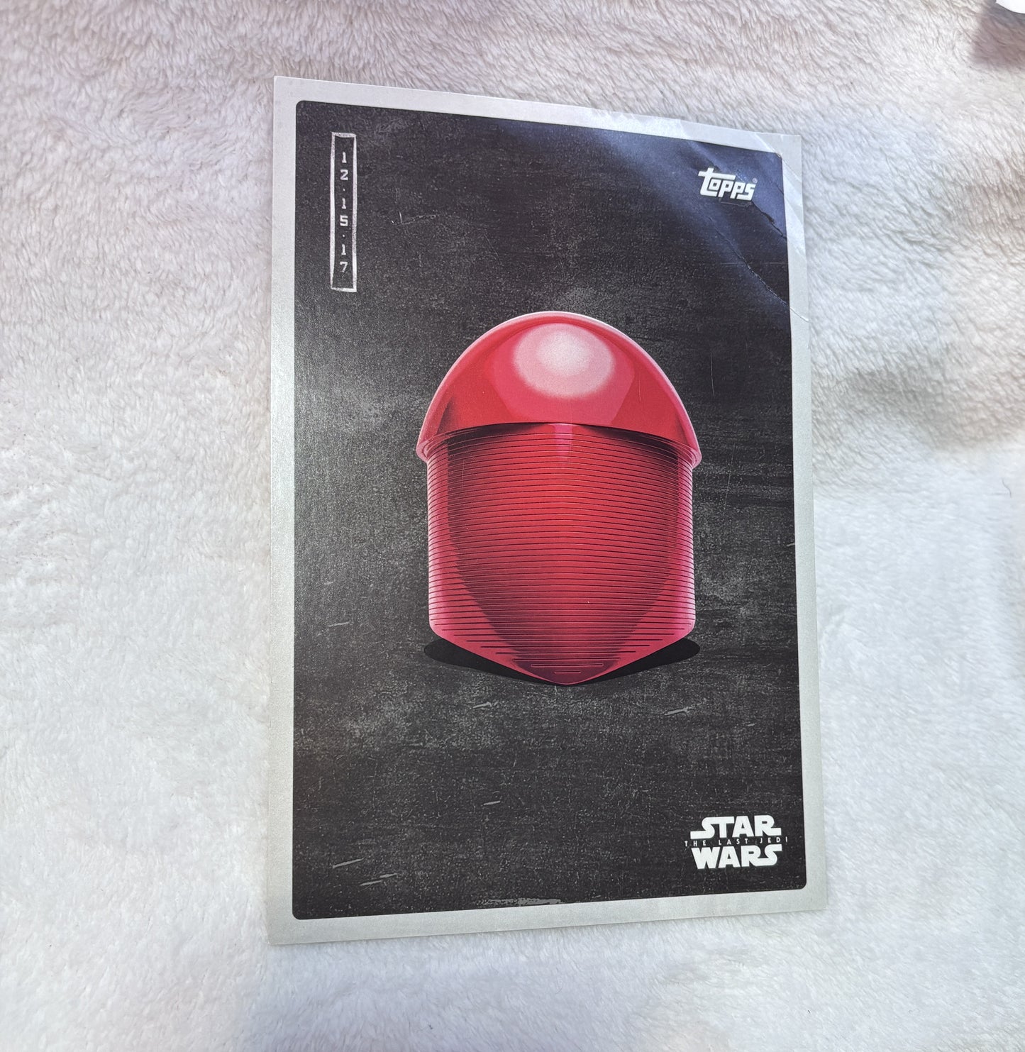 Mini Poster - Topps - Star Wars: The Last Jedi Promo Card - Porg & Praetorian Guard - 7x5