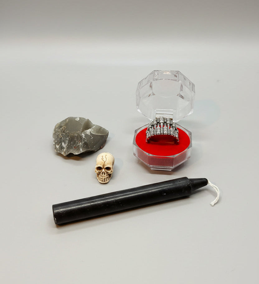 Witchy Lot of Dark Reflections - Four Piece Set - Ring Size 8
