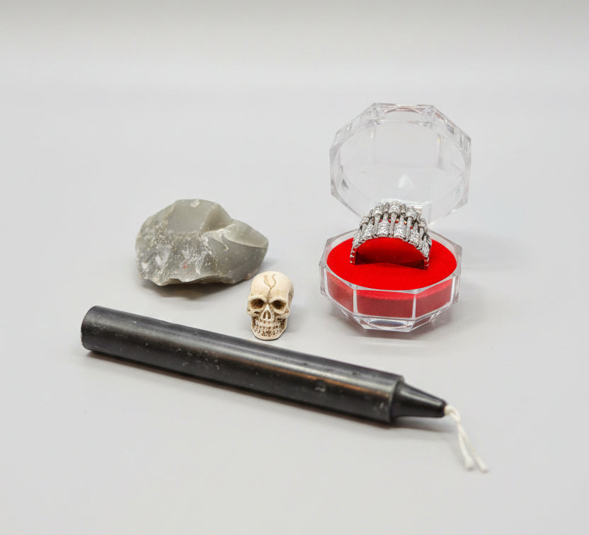 Witchy Lot of Dark Reflections - Four Piece Set - Ring Size 8
