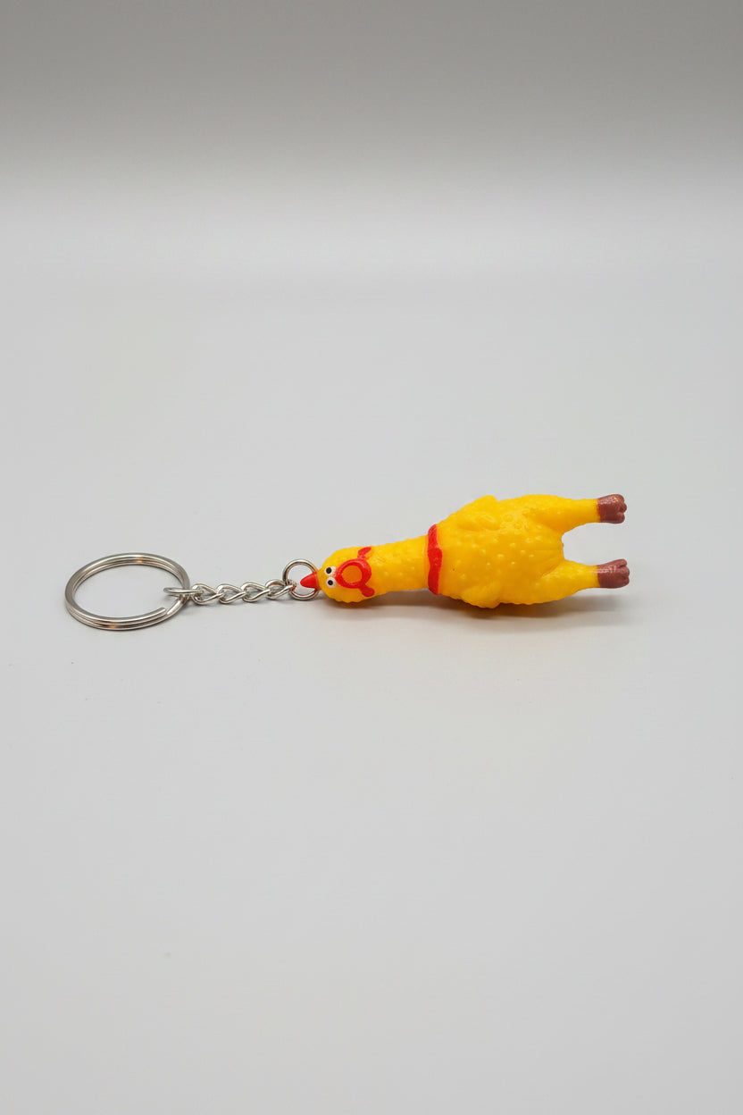 Keychain - Rubber Chicken