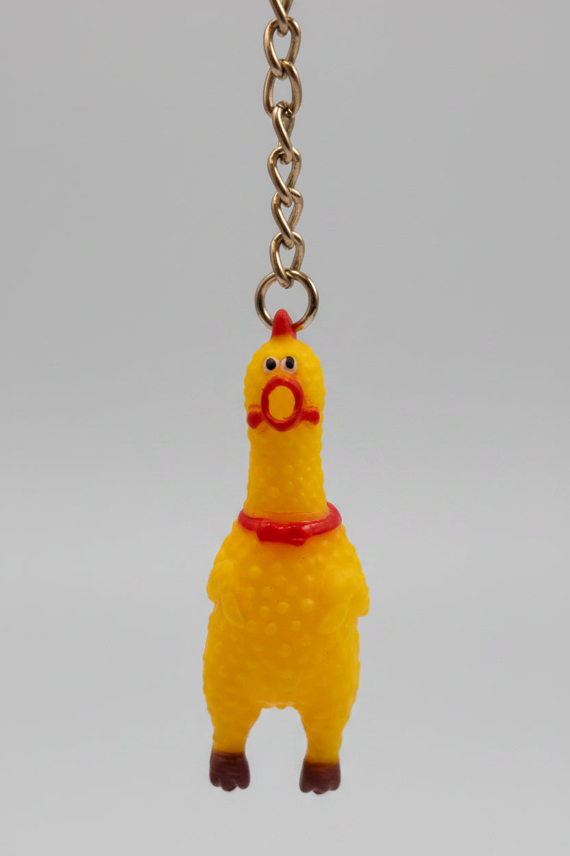 Keychain - Rubber Chicken