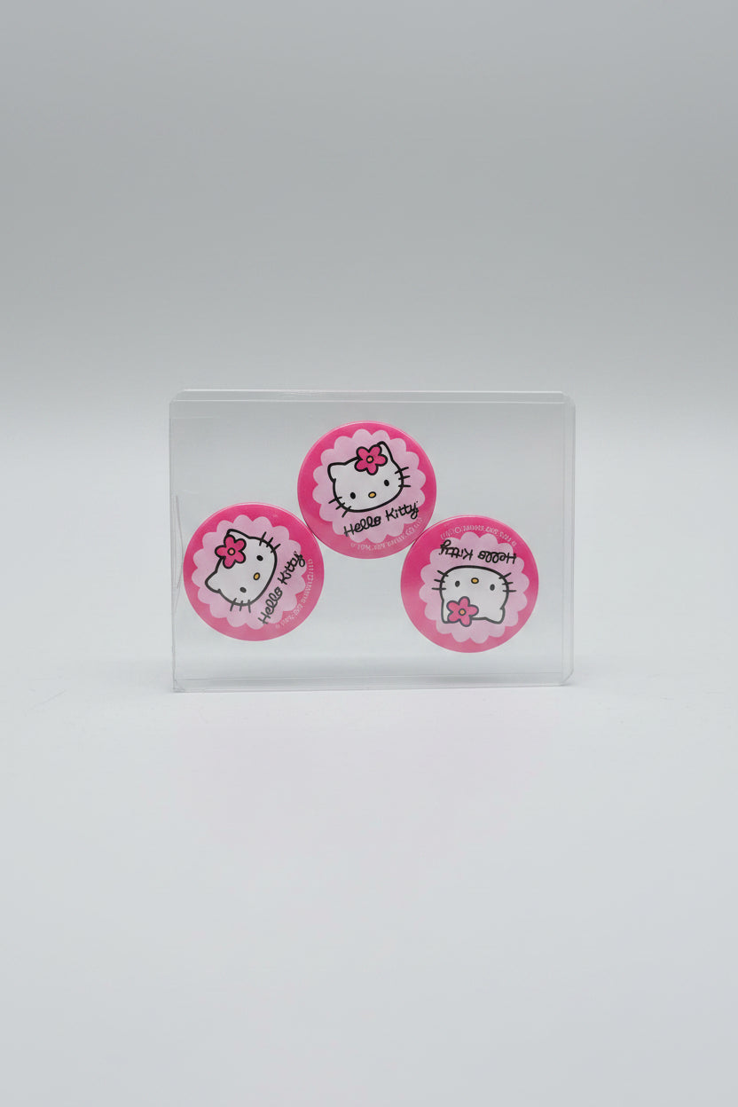 Collector Item - Vintage - Hello Kitty - Set of 3 - Game Tokens - Pog Pieces
