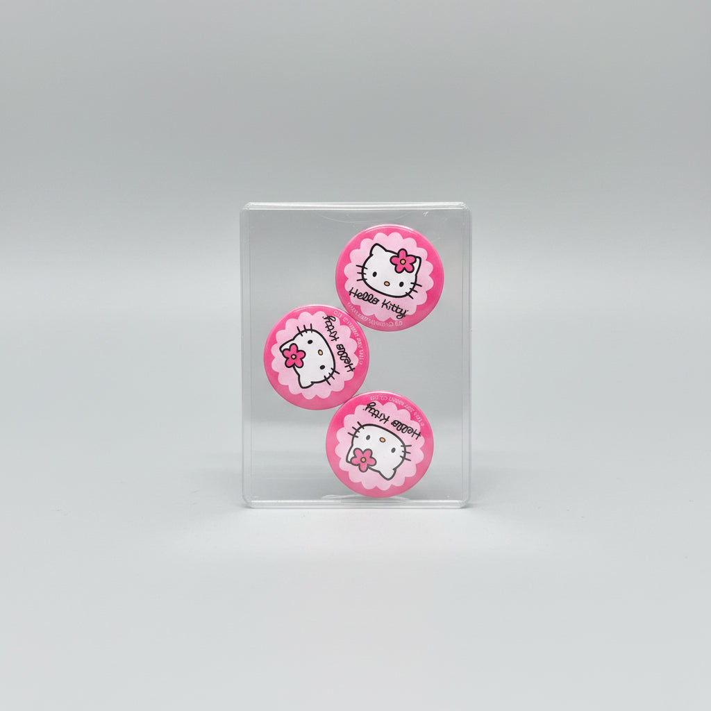 Collector Item - Vintage - Hello Kitty - Set of 3 - Game Tokens - Pog Pieces