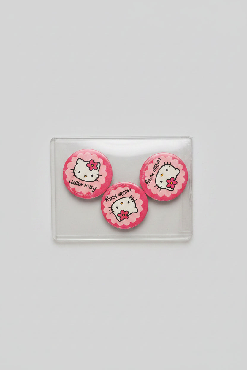 Collector Item - Vintage - Hello Kitty - Set of 3 - Game Tokens - Pog Pieces