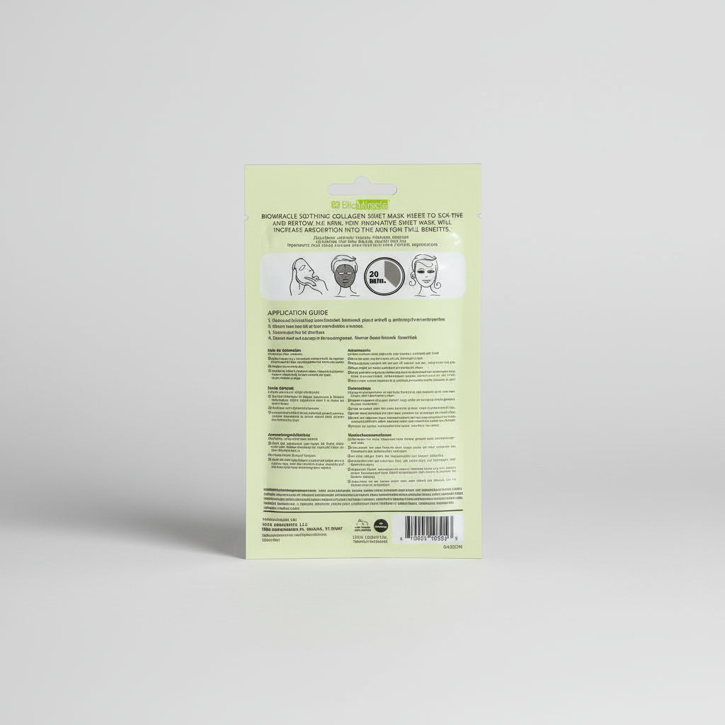 Beauty Facial Mask - Soothing Collagen - Cucumber & Aloe