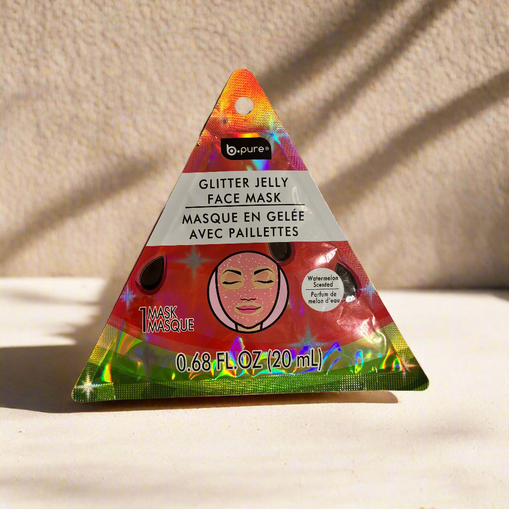 Beauty Facial Mask - Glitter Jelly - Watermelon Scented