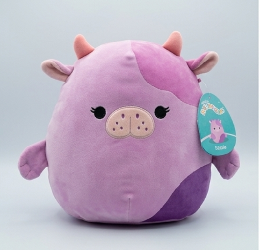 Squishmallows - Stasia - the Purple Cow Plush - 16 inches