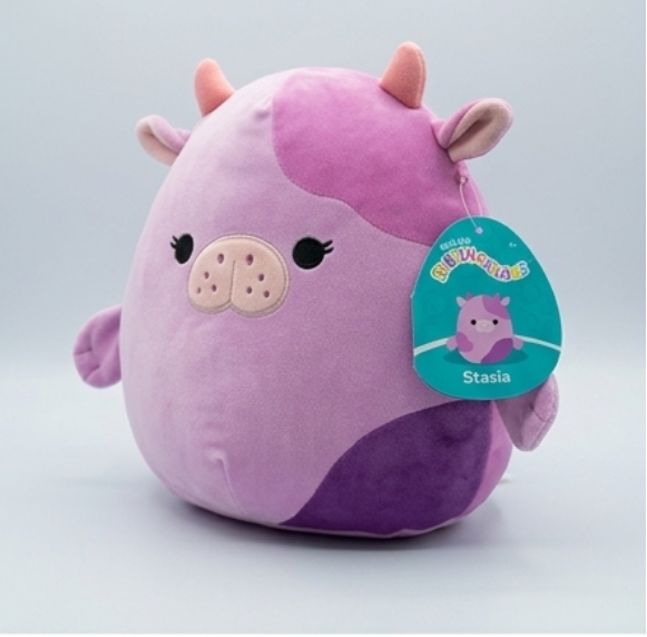 Squishmallows - Stasia - the Purple Cow Plush - 16 inches
