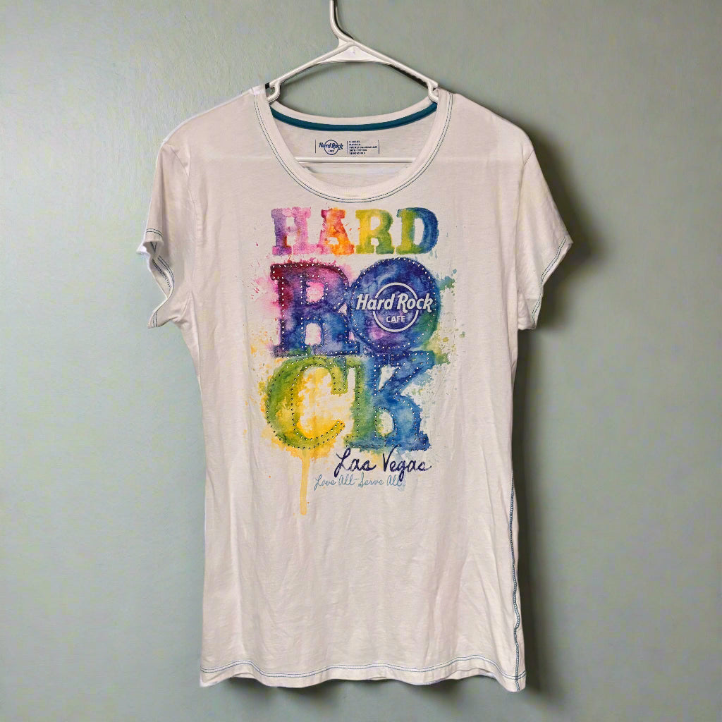 Juniors T Shirt - Hard Rock Cafe Las Vegas - XL
