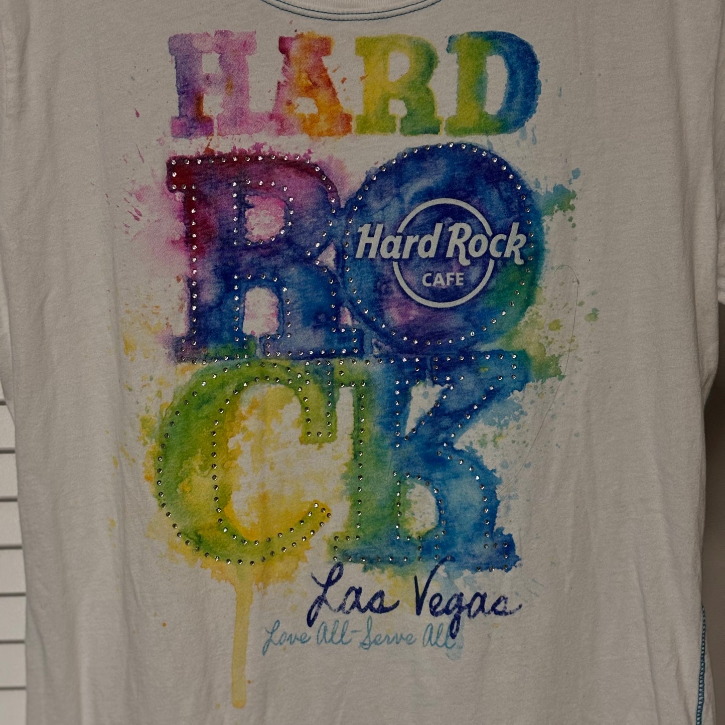 Juniors T Shirt - Hard Rock Cafe Las Vegas - XL