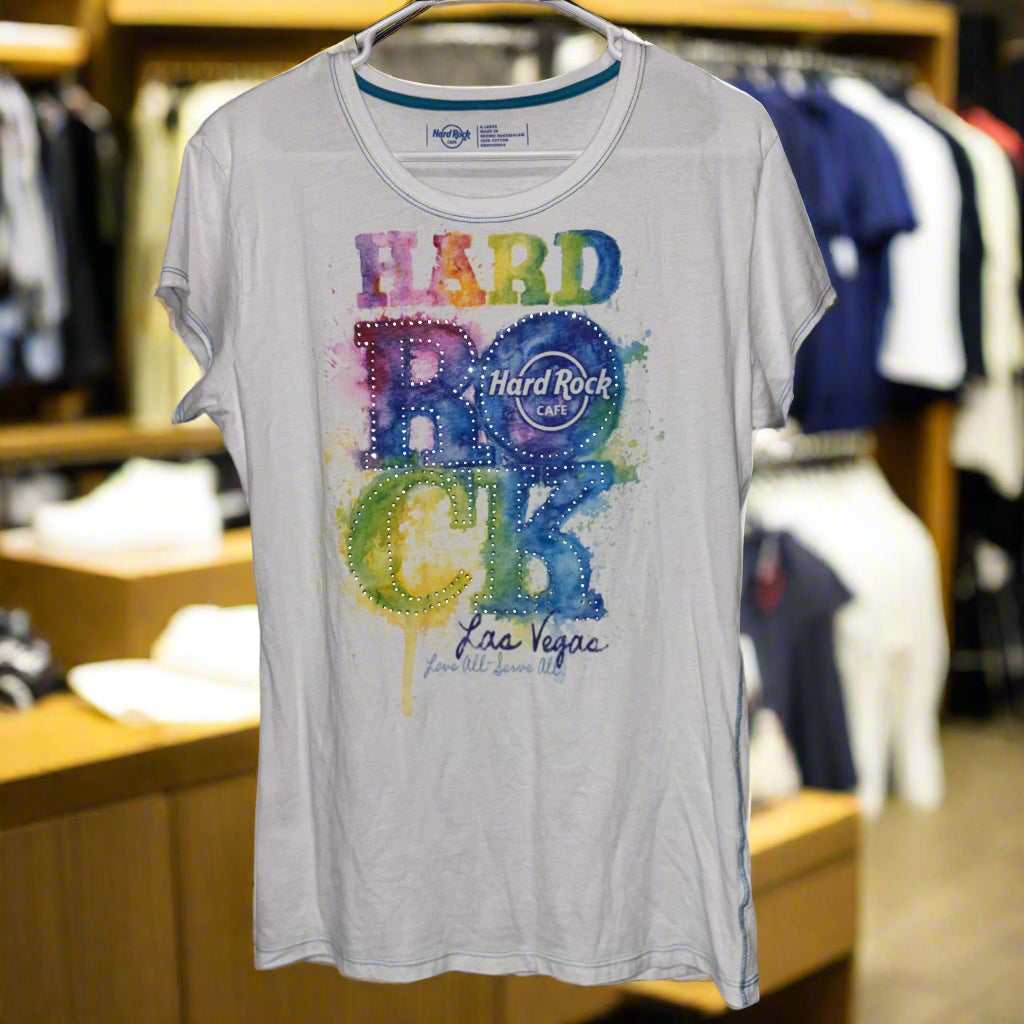 Juniors T Shirt - Hard Rock Cafe Las Vegas - XL