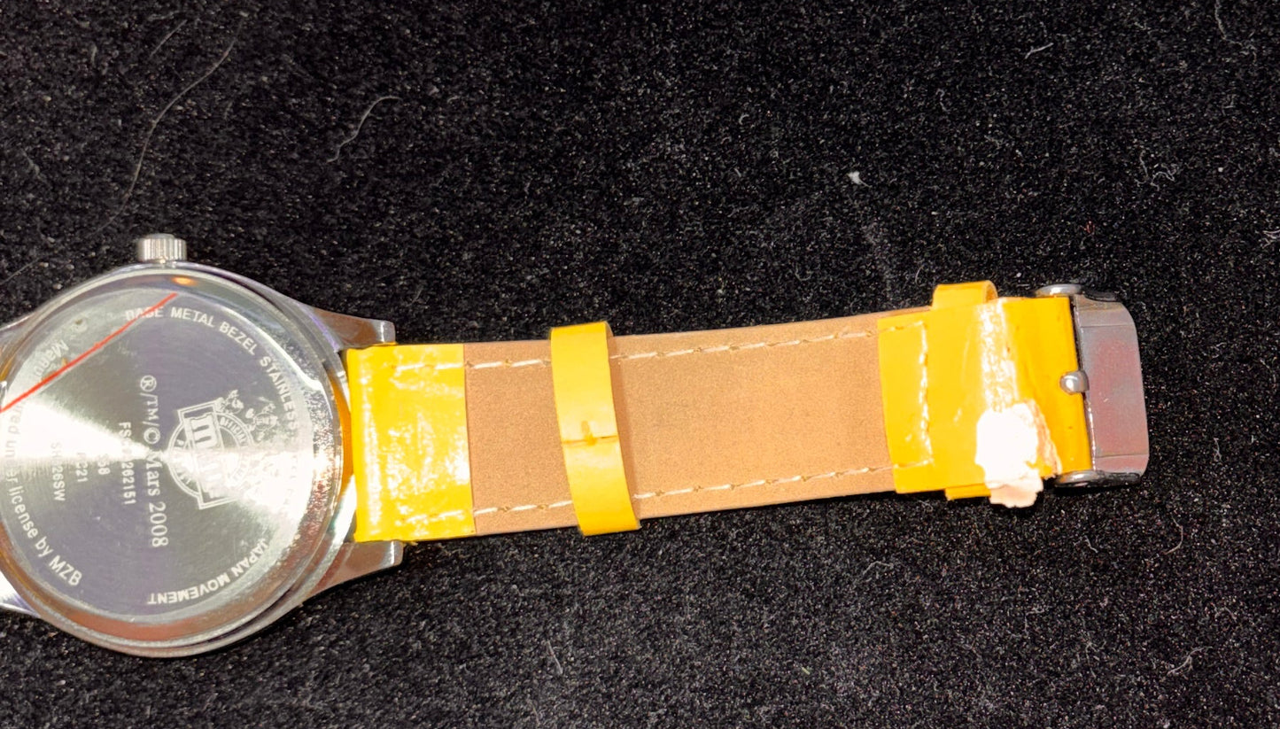 Watch - Collector's Piece - 2008 - M&M Fun Watch - Analog - Yellow