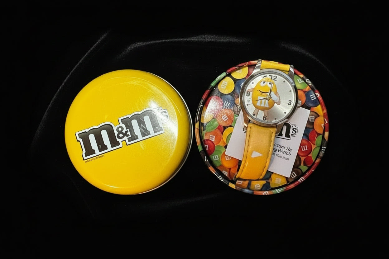 Watch - Collector's Piece - 2008 - M&M Fun Watch - Analog - Yellow