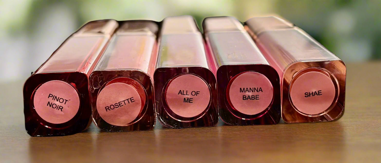 Lip Stain - by Manna Kadar - Set of 5 Different Shades