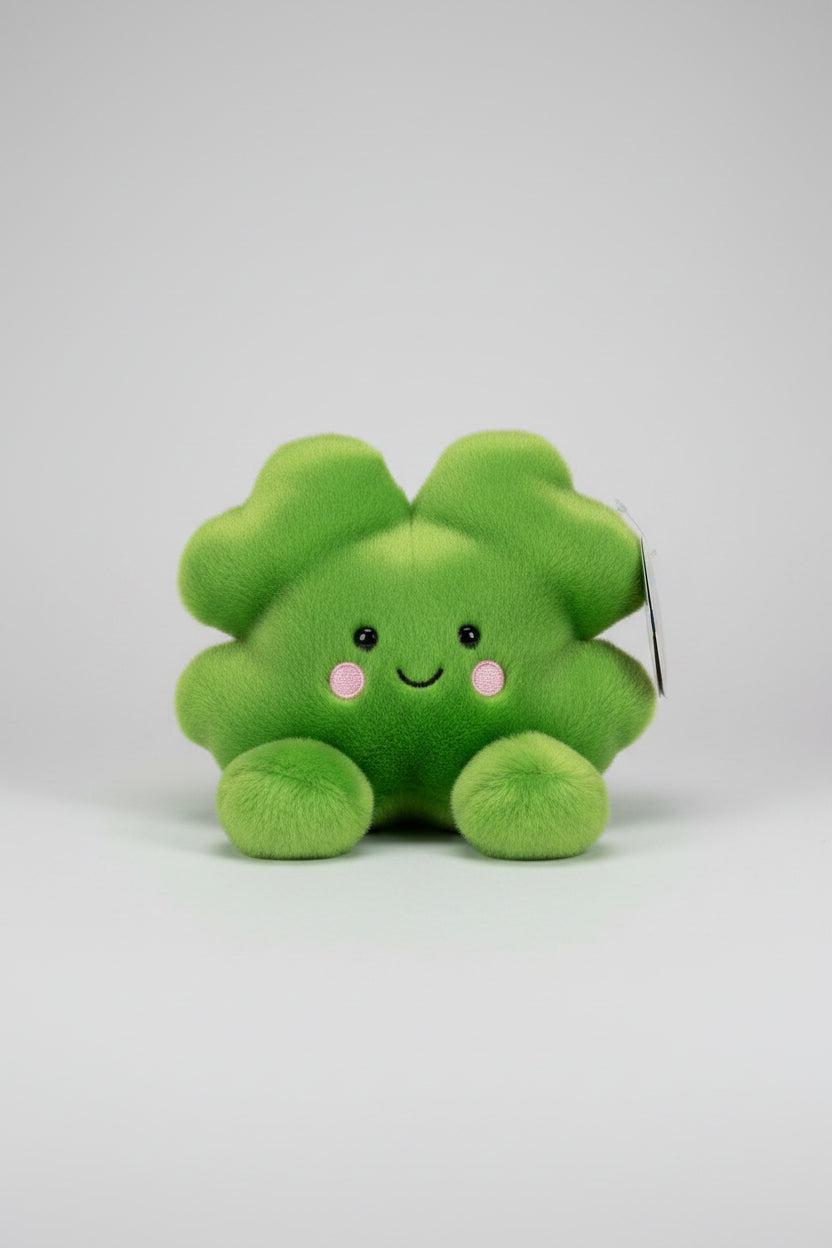Stuffed Toy - Plush Four Leaf Clover - 5.5 inches