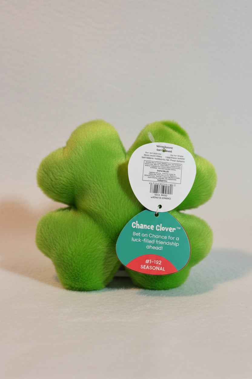 Stuffed Toy - Plush Four Leaf Clover - 5.5 inches
