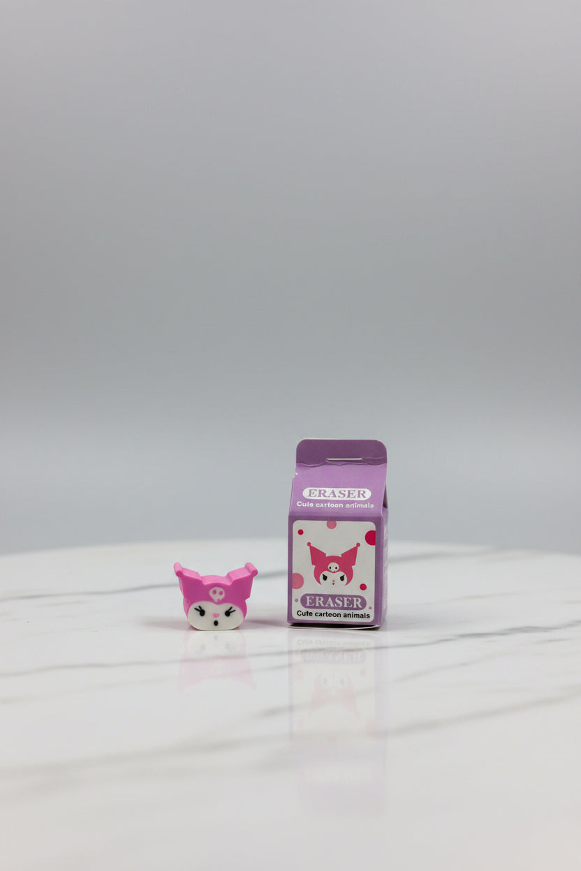 Eraser - Kuromi - Milk Carton - Sanrio Character