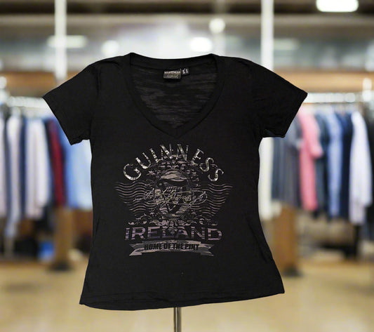 Ladies T Shirt - Guinness Ireland Home of the Pint