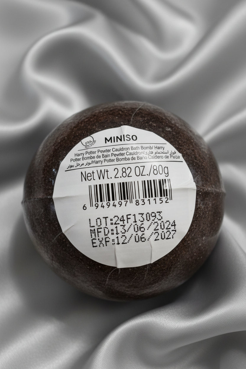 Bath Bomb - MINISO - Harry Potter - Pewter Cauldron