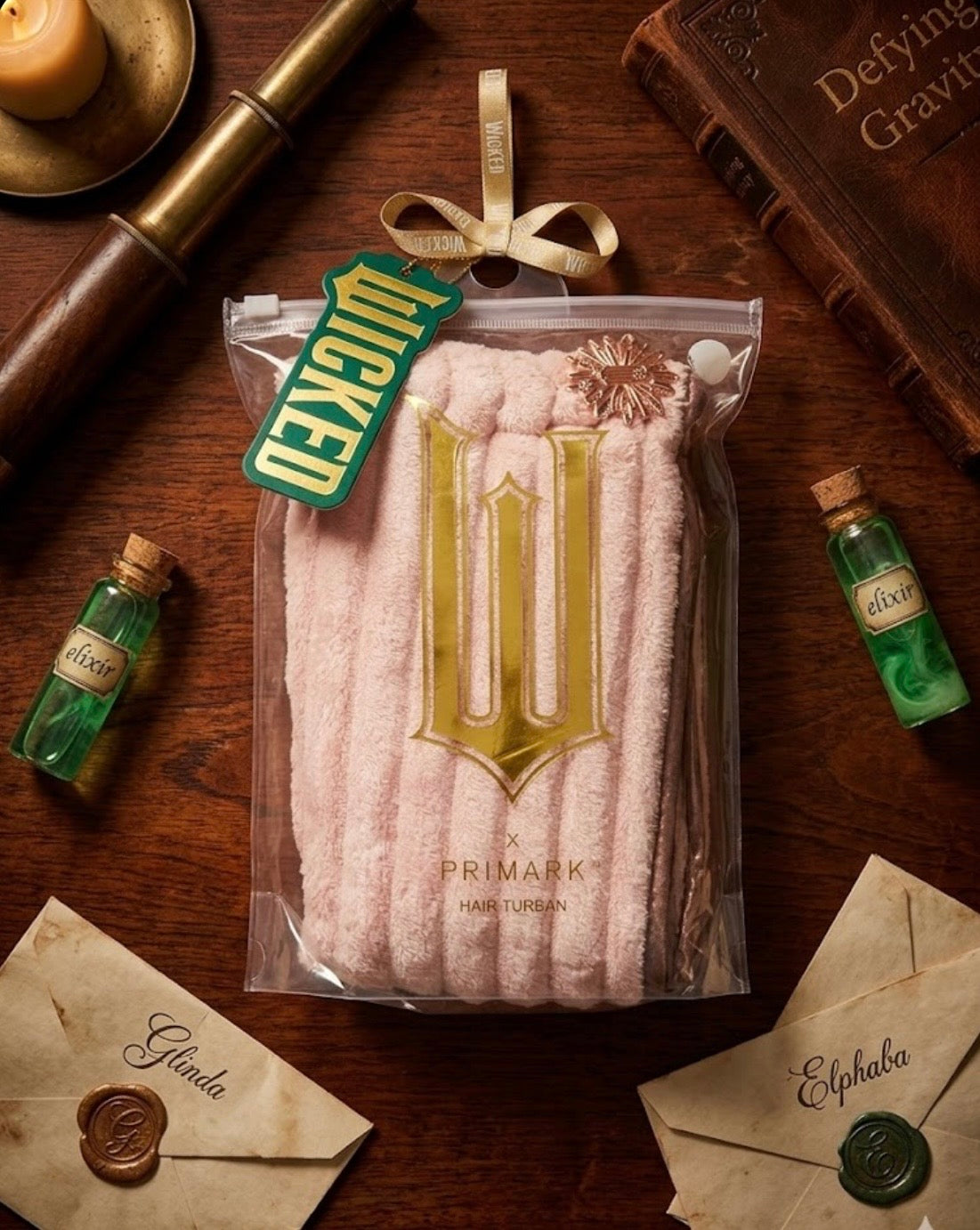 WICKED Movie - Hair Turban - Pink