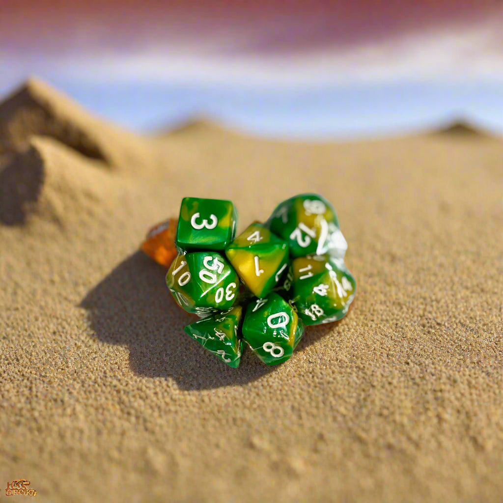 MDG Resin Polyhedral Dice