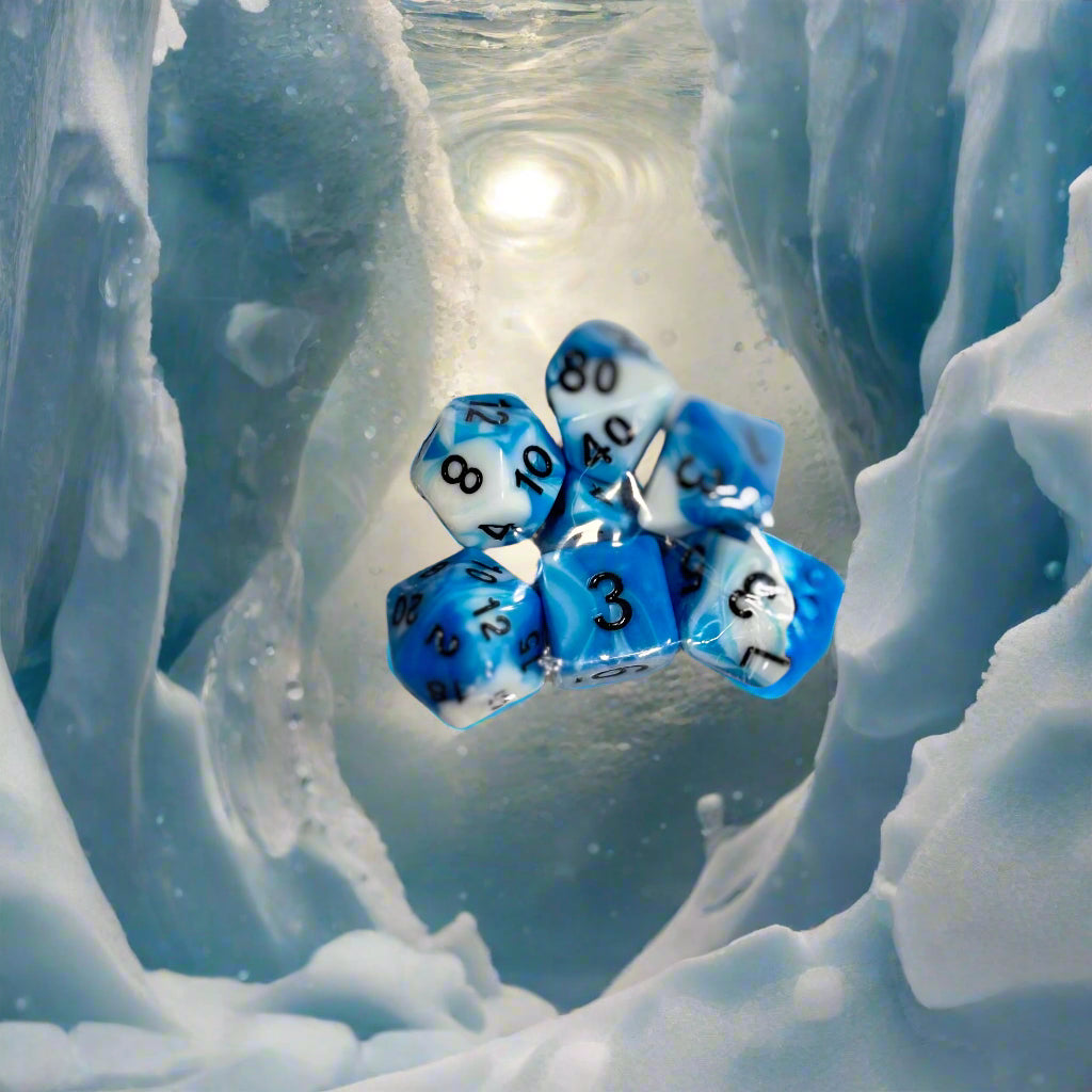 MDG Resin Polyhedral Dice