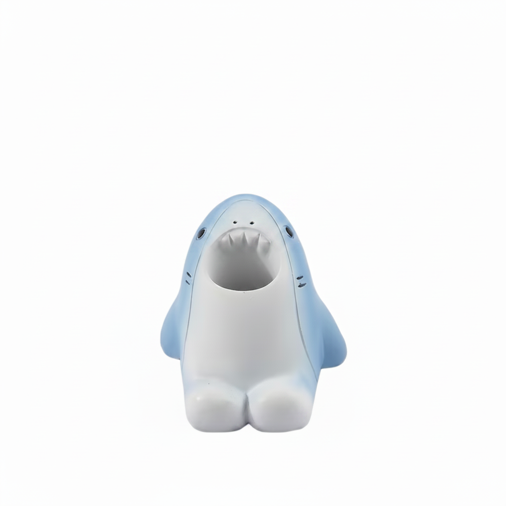 Toothbrush Holder - Shark - Resin - Sturdy Counter Top
