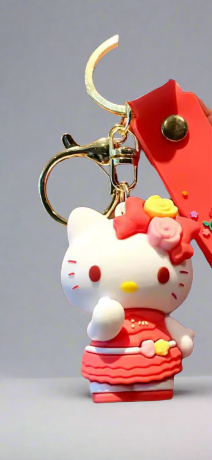 Keychain - Hello Kitty and Friends