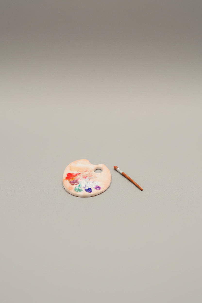 Mini Brands - ZURU - Masterpieces - Miniature - Paint Palette with Brush