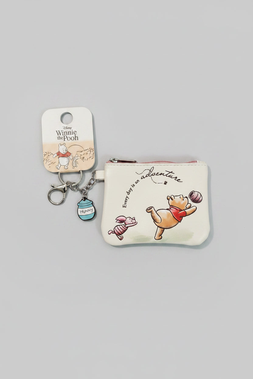 Coin Purse - Disney - Winnie the Pooh - with Hunny Pot Charm