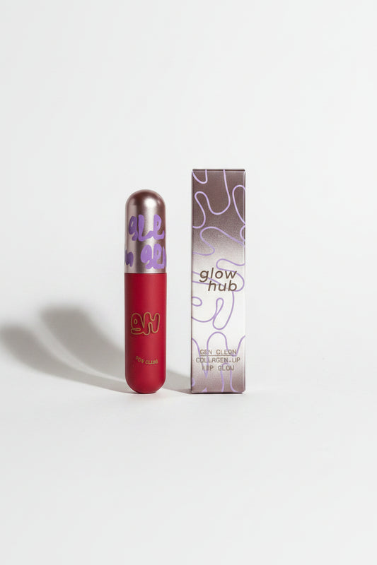 Lip Gloss - Glow Hub - Gen Gleam Collagen Up Lip Glow - in Color "Thirsty"