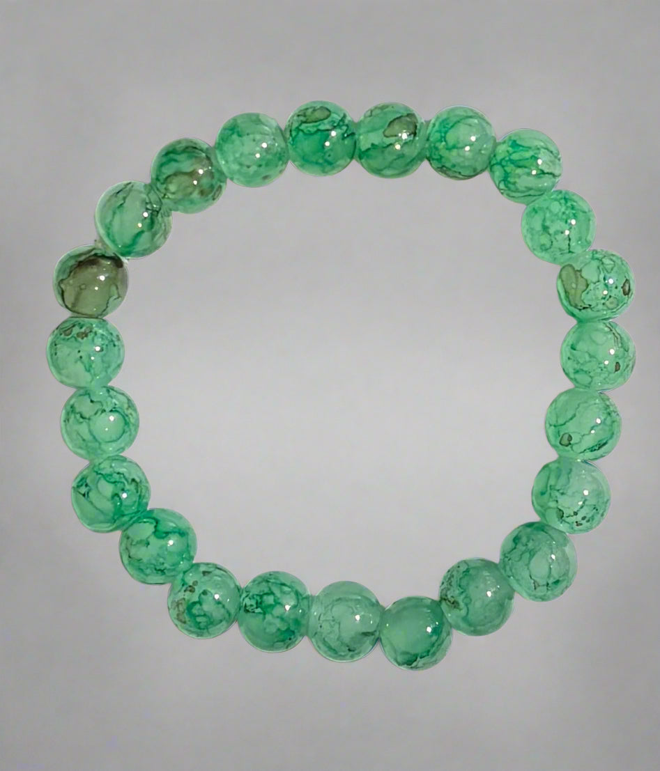 Bracelet - Green Strawberry Quartz