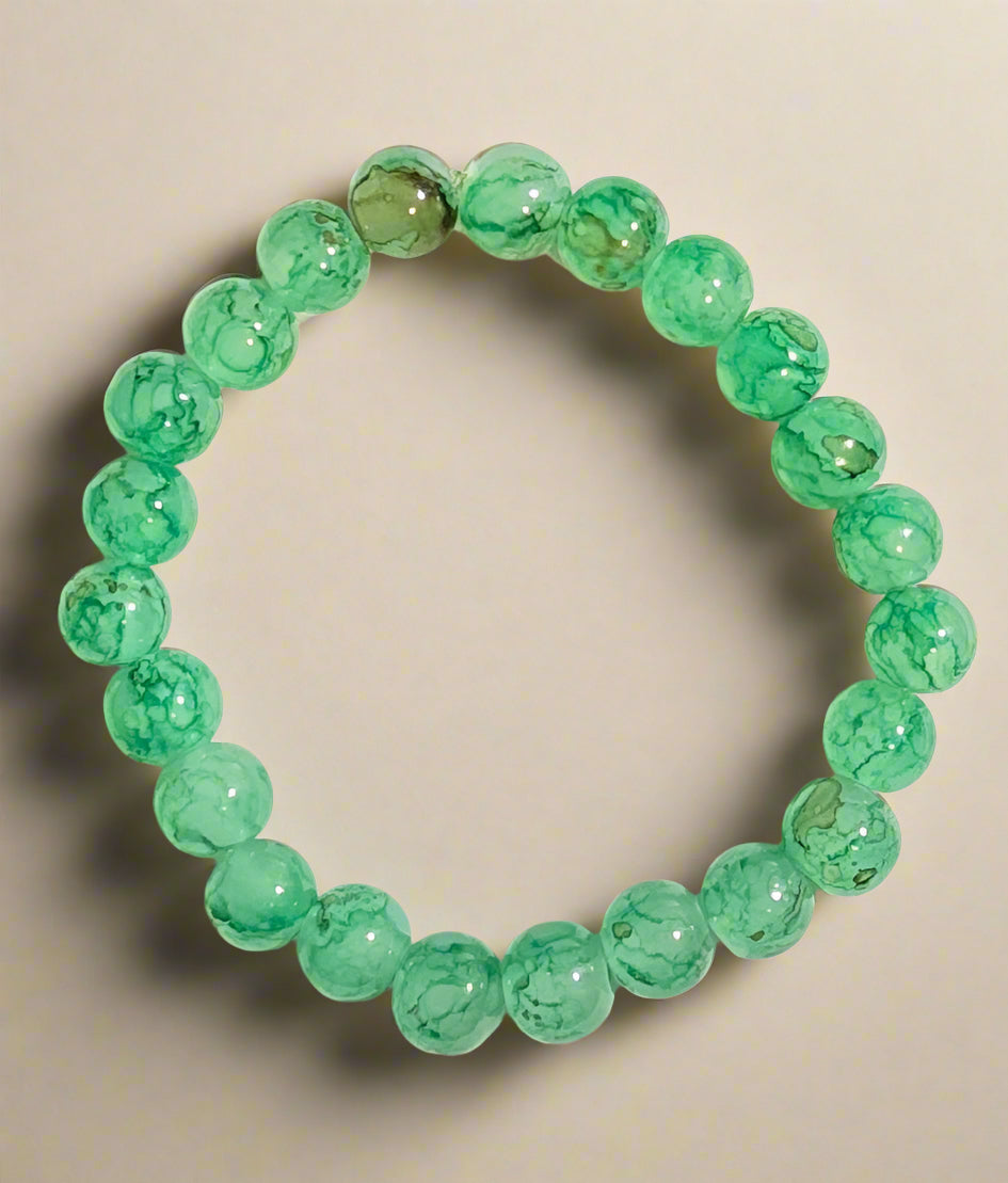 Bracelet - Green Strawberry Quartz