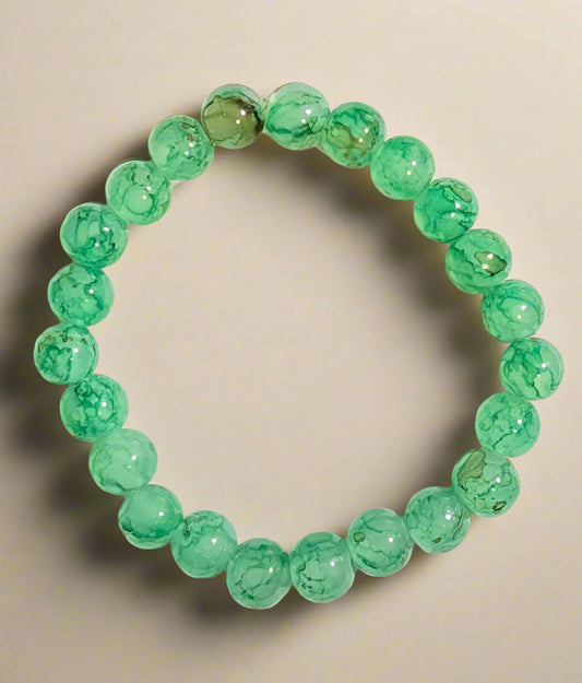 Bracelet - Green Strawberry Quartz