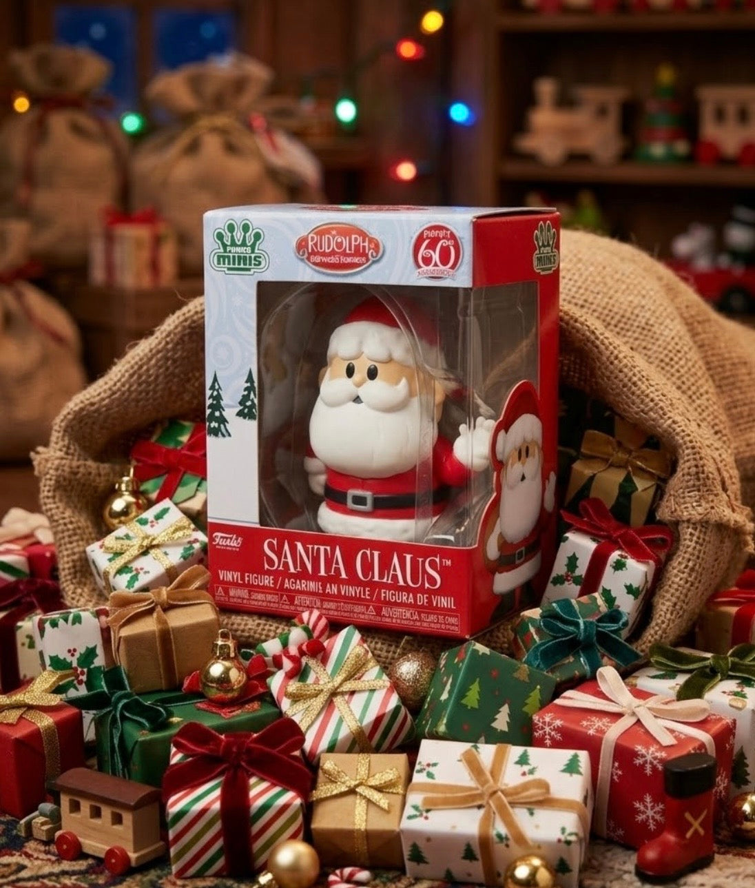 Funko Minis Rudolph the Red Nosed Reindeer - Santa Claus