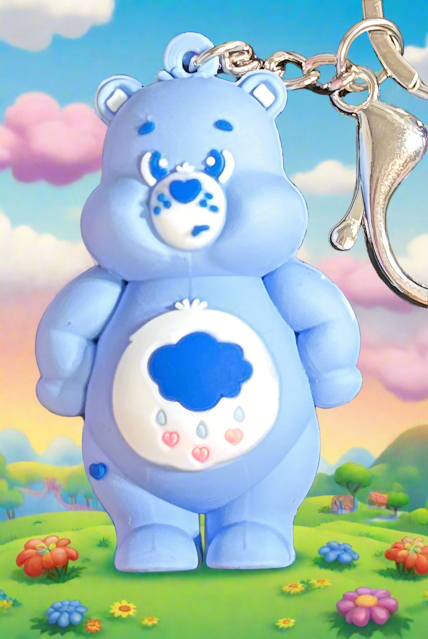 Keychain - Care Bears - Grumpy Bear