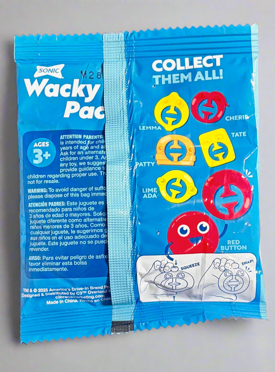Toy - Sonic' Wacky Pack Kids Meal Toy - Red Button & Friends SNAP!