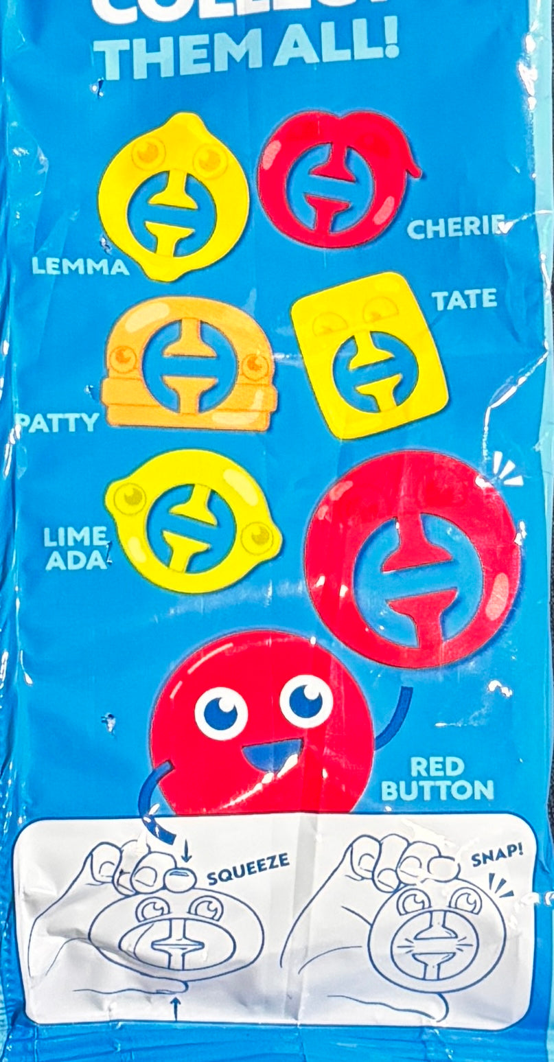 Toy - Sonic' Wacky Pack Kids Meal Toy - Red Button & Friends SNAP!