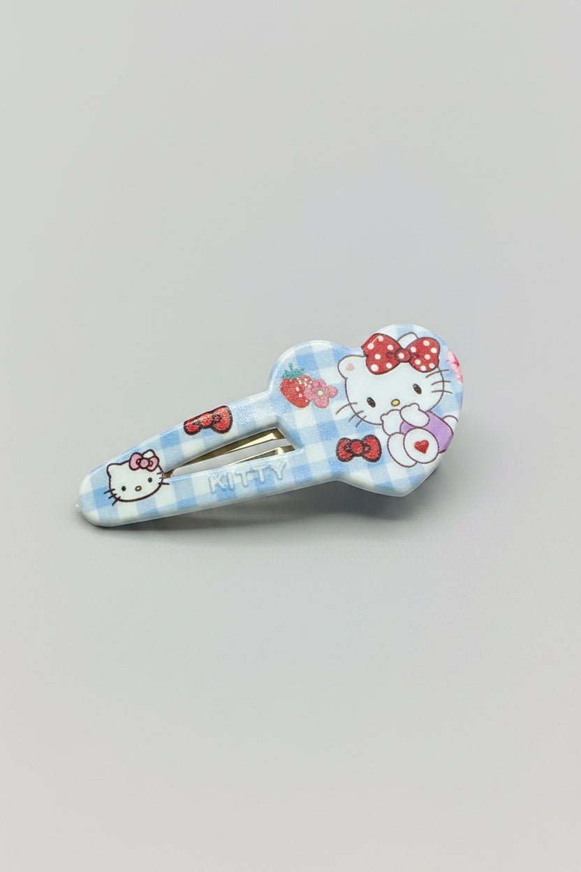 Button Pin & Hair Clip Set - Hello Kitty - Kawaii
