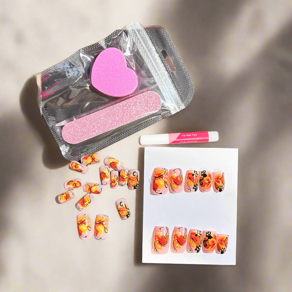 Press on Nails - Warm Autumn