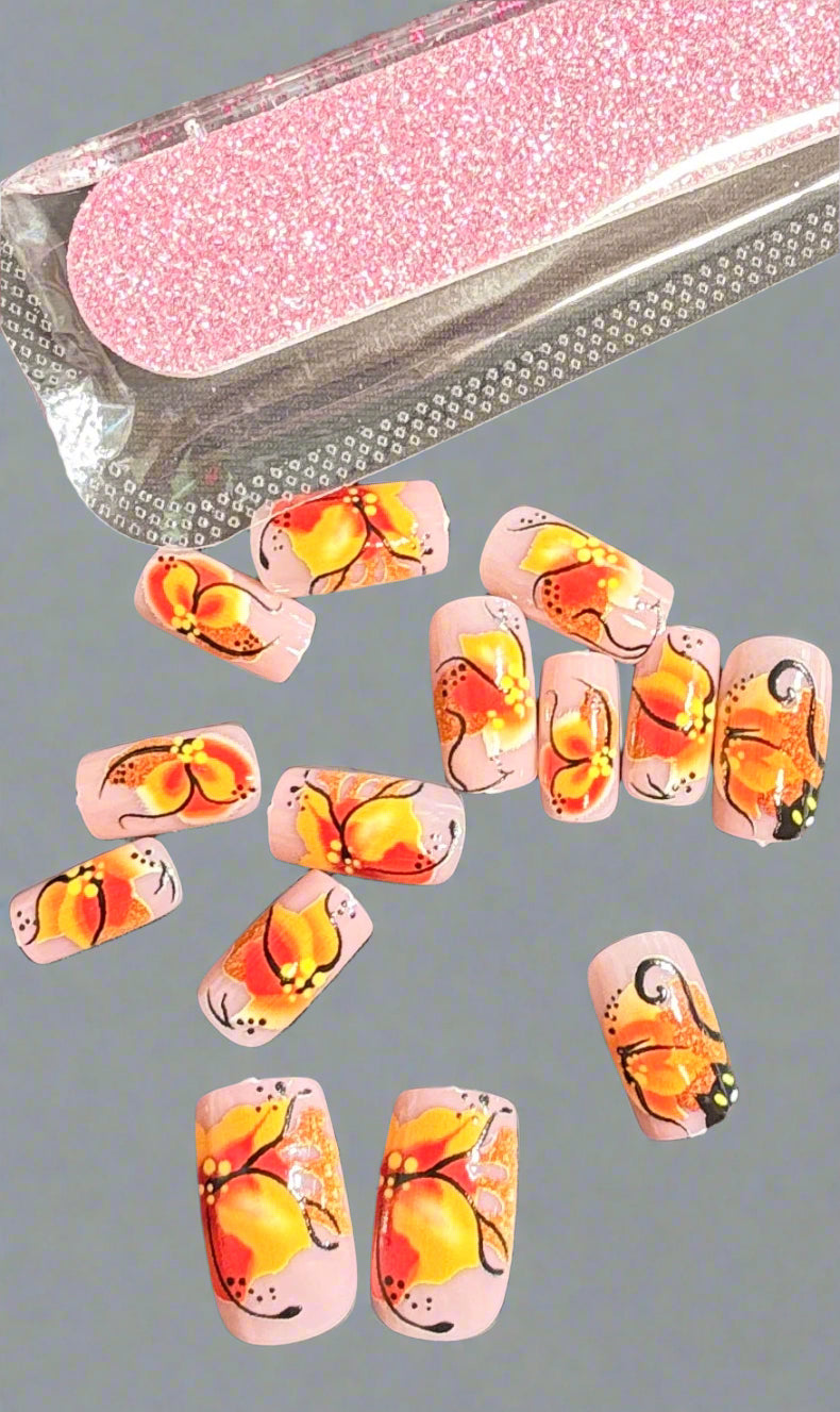 Press on Nails - Warm Autumn